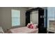 Bedroom with a wall bed and ample storage space at 3811 Island Green Way, Orlando, FL 32824
