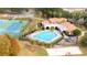 Community pool and recreation area with tennis and basketball courts at 11410 Rapallo Ln, Windermere, FL 34786