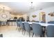 Large dining area with seating for eight at 11410 Rapallo Ln, Windermere, FL 34786