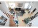 View of staircase and living room from above at 11410 Rapallo Ln, Windermere, FL 34786