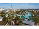 Aerial view of the resort pool and surrounding amenities at 2956 Caribbean Soul Dr, Kissimmee, FL 34747