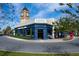 Exterior view of a restaurant with a clock tower at 2956 Caribbean Soul Dr, Kissimmee, FL 34747