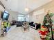 Spacious living room with vaulted ceilings and fireplace at 3965 Journey Ct, Casselberry, FL 32707