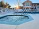 Relaxing community hot tub and pool area at 8711 Rockingham Ter # D, Kissimmee, FL 34747
