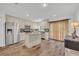 Modern kitchen with stainless steel appliances and island at 1445 Creekside Cir, Winter Springs, FL 32708