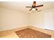 Bright bedroom featuring parquet flooring and ceiling fan at 3054 George Mason Ave # 6, Winter Park, FL 32792