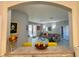 Kitchen with breakfast bar overlooking the living room at 3300 Whitestone Cir # 306, Kissimmee, FL 34741