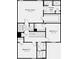 Second-floor plan displaying the primary suite, bedrooms, bathroom, and laundry area at 5762 Le Marin Way, Kissimmee, FL 34758