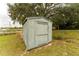 Storage shed in the backyard at 654 Duncan W Cir, Auburndale, FL 33823