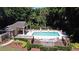 Community pool area with a cabana at 77 Spring Glen Dr, Debary, FL 32713