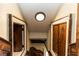 Unique staircase design with built-in storage compartments under the stairs at 1413 Dorothy Ave, Haines City, FL 33844