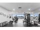 Condo fitness center with cardio and weight equipment at 2967 S Atlantic Ave # 504, Daytona Beach Shores, FL 32118