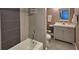 Inviting bathroom with updated fixtures and ample storage at 3647 S Atlantic Ave # 701, Daytona Beach Shores, FL 32118