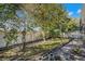 Landscaped backyard with lush greenery at 532 Maricopa Dr, Kissimmee, FL 34758