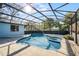 Relaxing pool and spa with screened enclosure at 532 Maricopa Dr, Kissimmee, FL 34758