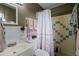 Clean bathroom with shower stall and updated vanity at 6918 Ravenna Ave, Orlando, FL 32819