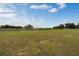 Open soccer field surrounded by a fence and trees at 2765 Flushing Dr, Apopka, FL 32703