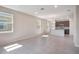 Open concept kitchen and living room with tile flooring and recessed lighting at 4148 Lavender Ct, Lake Hamilton, FL 33851