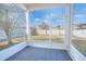 Spacious screened porch with paver flooring and fenced backyard at 473 Disa Dr, Davenport, FL 33837