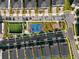 Aerial view of community amenities including playground, basketball court, and soccer field at 781 Ocean Course Ave # 601, Davenport, FL 33896