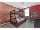 bedroom with bunk bed and fun mural at 781 Ocean Course Ave # 601, Davenport, FL 33896