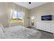 Main bedroom with king-size bed and private access to patio at 781 Ocean Course Ave # 601, Davenport, FL 33896