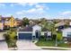 An aerial view showcasing the home's location within the neighborhood at 2213 Grantham Ave, Davenport, FL 33837