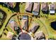 High angle shot of a single-story home with a pool at 2213 Grantham Ave, Davenport, FL 33837