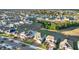 Aerial view showcasing a house and neighborhood at 488 Sapphire Dr, Davenport, FL 33837