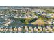 Aerial view of a residential neighborhood at 488 Sapphire Dr, Davenport, FL 33837