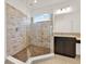 Modern bathroom with a large walk-in shower and tiled walls at 488 Sapphire Dr, Davenport, FL 33837