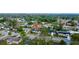 Aerial view of the property and surrounding houses in the neighborhood at 14109 Newcomb Ave, Orlando, FL 32826