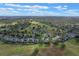 Aerial view showing home location in golf course community at 3528 Chapel Hill Blvd, Clermont, FL 34711