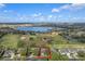 Aerial view showing home location in golf course community at 3528 Chapel Hill Blvd, Clermont, FL 34711
