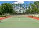 Newly resurfaced tennis court at 3528 Chapel Hill Blvd, Clermont, FL 34711