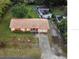 Aerial view of a single-story orange house at 5165 Gwynne Ave, Orlando, FL 32810