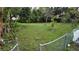 Large grassy backyard with a chain link fence at 5165 Gwynne Ave, Orlando, FL 32810