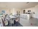 Open concept kitchen with island and breakfast bar seating at 2723 Sunkissed Dr, St Cloud, FL 34771