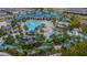 Large community pool and lazy river at 4250 Lana Ave, Davenport, FL 33897