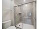 Large walk-in shower with glass enclosure and tile surround at 4250 Lana Ave, Davenport, FL 33897