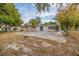 Large backyard with mature trees, providing ample space at 5815 Harrington Dr, Orlando, FL 32808