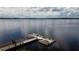 Tranquil lakefront view with private boat docks at 7128 Five Oaks Dr, Harmony, FL 34773