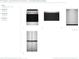 Stainless steel kitchen appliances including range, microwave, dishwasher, and refrigerator at 1693 Crowncrest Dr, Apopka, FL 32703