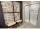 Bathroom with a large walk-in shower and stylish wall art at 2774 Bright Bird Ln, Winter Park, FL 32792