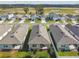 Aerial view of houses in a residential community at 905 August Sky Dr, Deltona, FL 32738