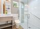 Modern bathroom with walk-in shower and contemporary fixtures at 10230 Park Ridge Gotha Rd, Windermere, FL 34786
