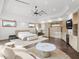 Spacious main bedroom with sitting area and built-in cabinetry at 10230 Park Ridge Gotha Rd, Windermere, FL 34786