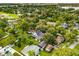 Wide aerial view of the house and neighborhood at 2330 Westminster Ct, Winter Park, FL 32789