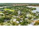Aerial view of house location near lake at 2330 Westminster Ct, Winter Park, FL 32789