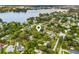 Aerial view of house location near lake at 2330 Westminster Ct, Winter Park, FL 32789